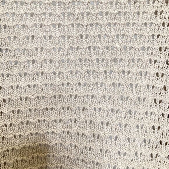 Fatface Womens Open Knitted Sweater Edge-Edge Cardigan Beige Open Front Size 2 - Picture 8 of 12